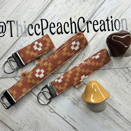Fall Geo Key Fob Keychain