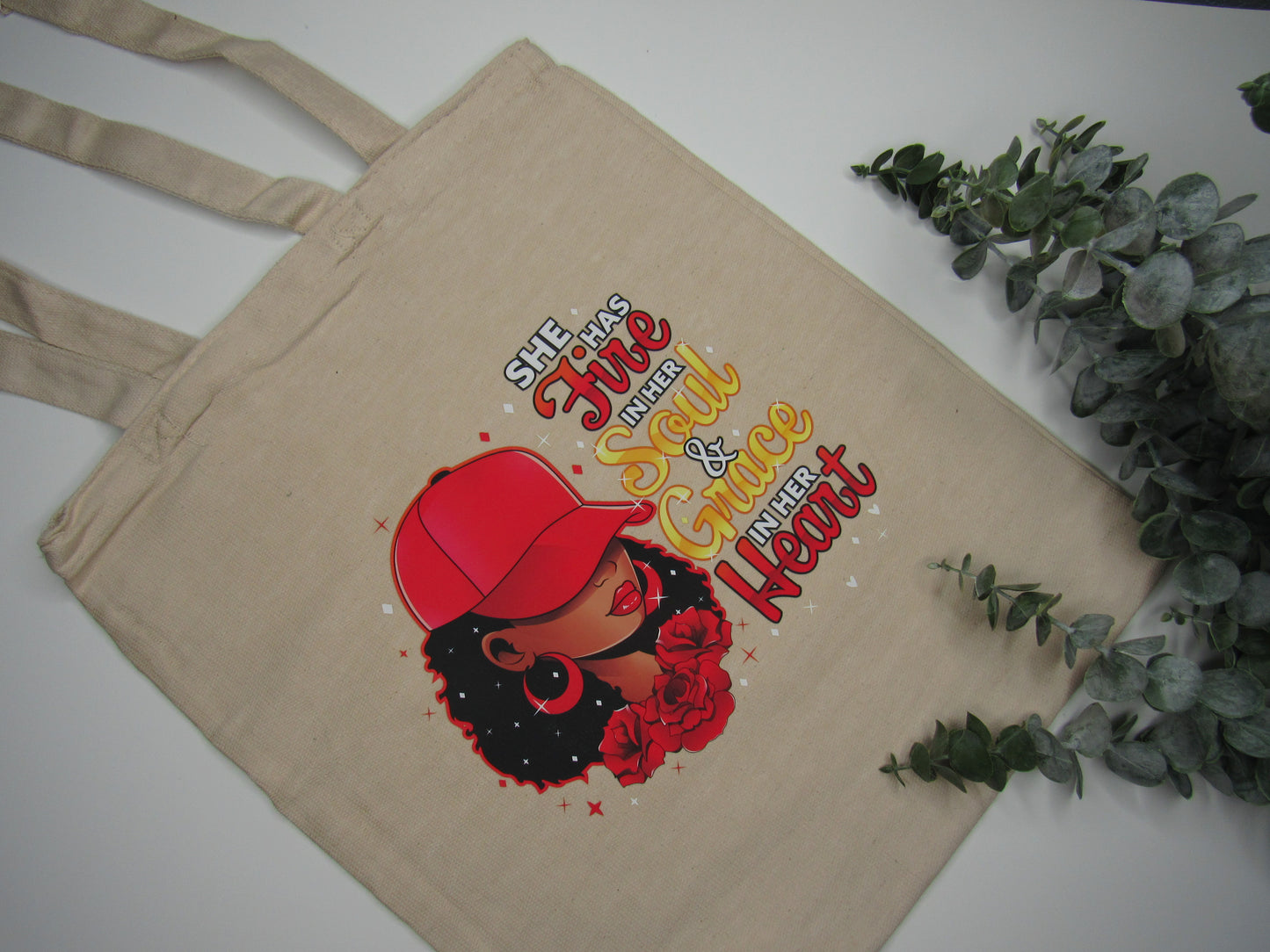 She Has Fire - Tote Bag