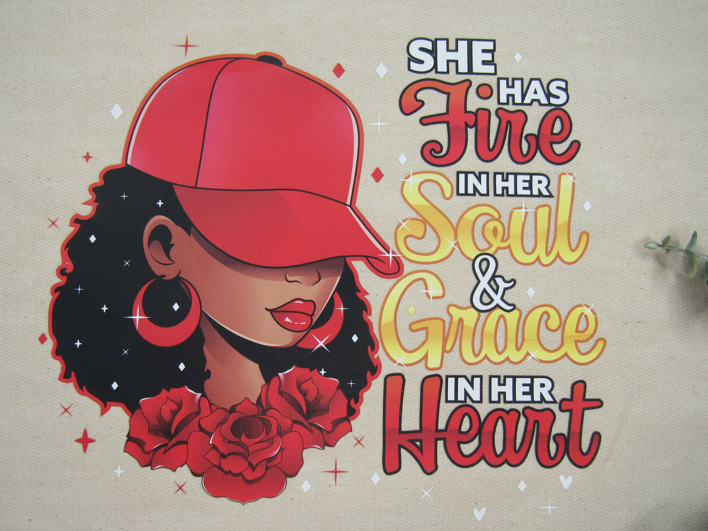 She Has Fire - Tote Bag
