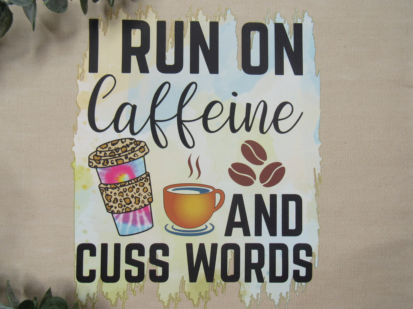 I Run on Coffee - Tote Bag
